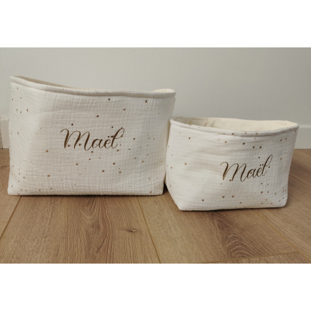 Lot de deux panier de rangements