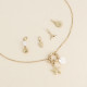Collier 3 rangs avec perles d'eau douce