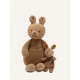 Peluche lapin fille