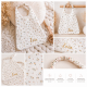 Serviette élastiquée « Jolie Bibi & son Mini »